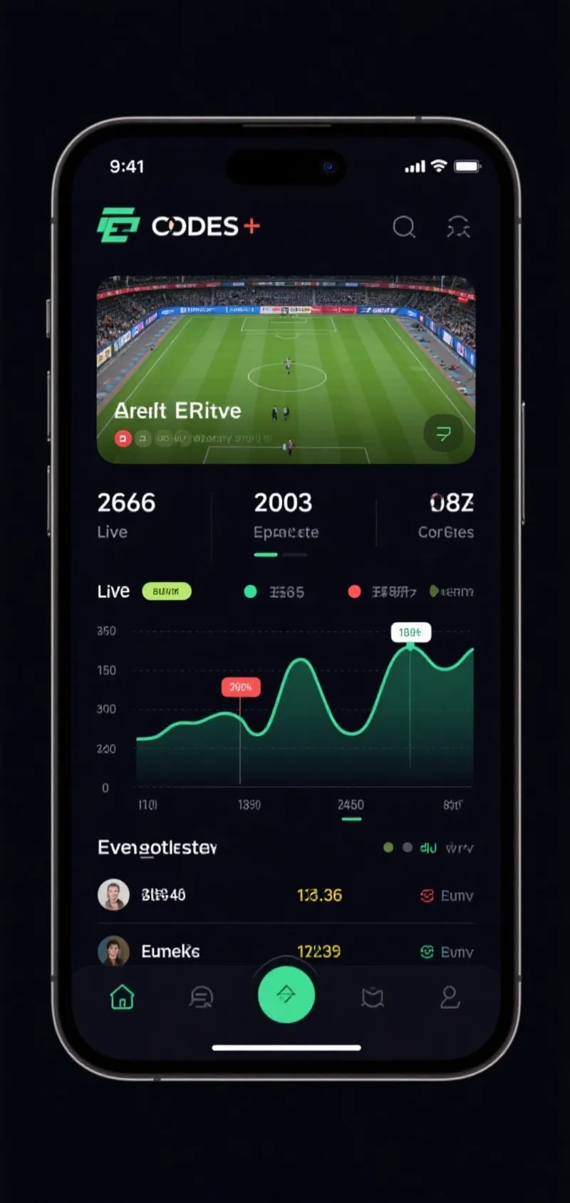 LCP赔率网App界面展示